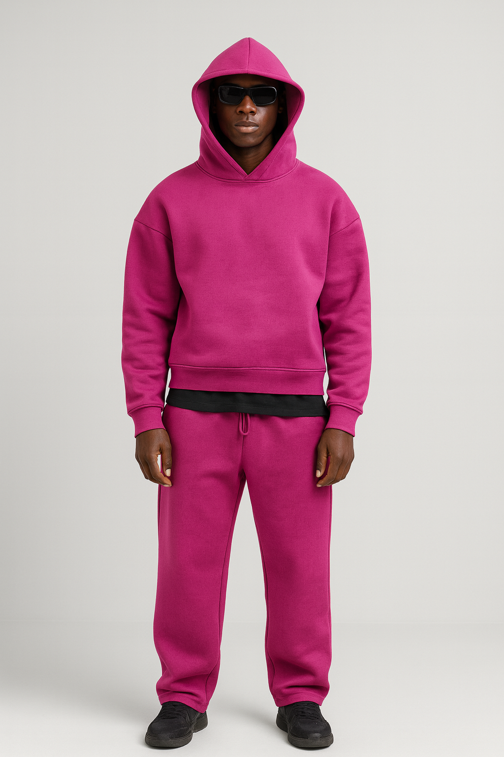 Oversized Two-Piece Tracksuit Set for Men