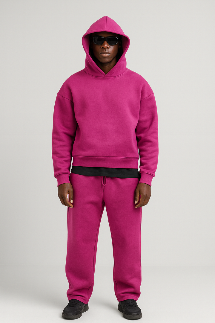 Oversized Two-Piece Tracksuit Set for Men