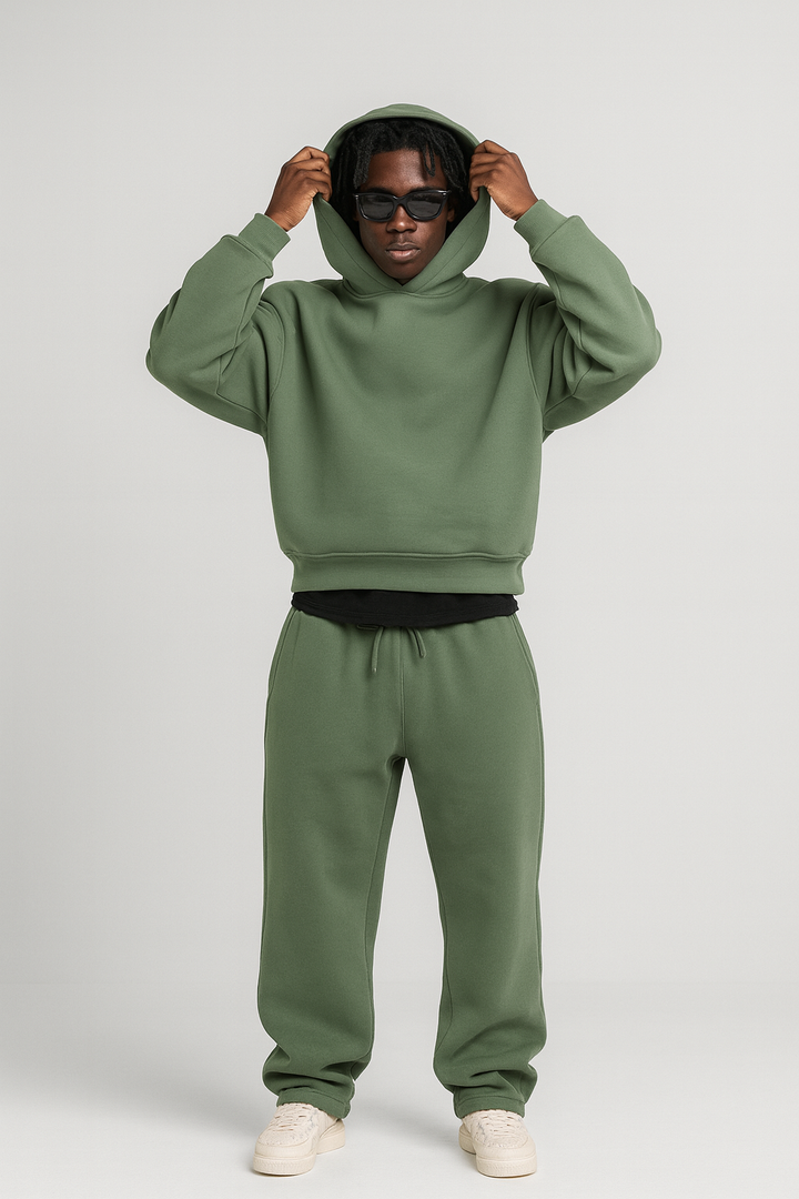 Oversized Two-Piece Tracksuit Set for Men