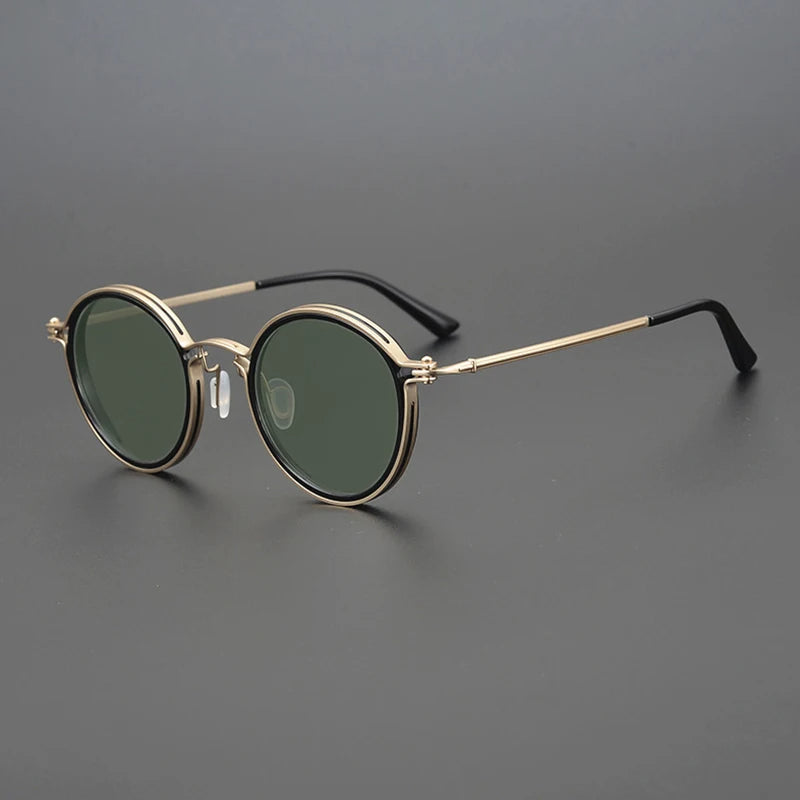 Round Sunglasses UV Protection Outdoor Eyewear Fashionable Shades