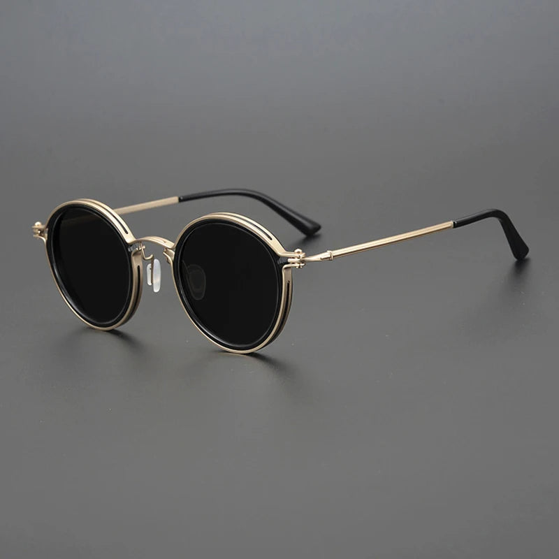 Round Sunglasses UV Protection Outdoor Eyewear Fashionable Shades