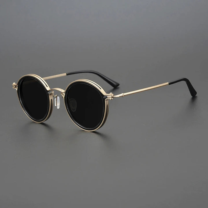 Round Sunglasses UV Protection Outdoor Eyewear Fashionable Shades