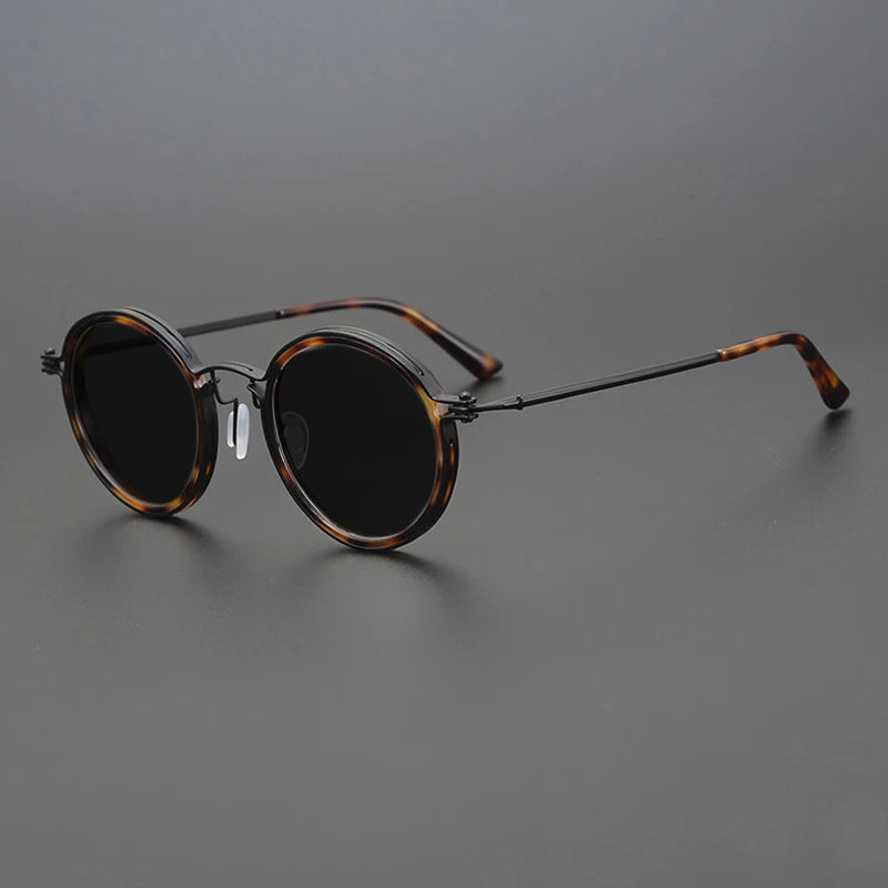Round Sunglasses UV Protection Outdoor Eyewear Fashionable Shades