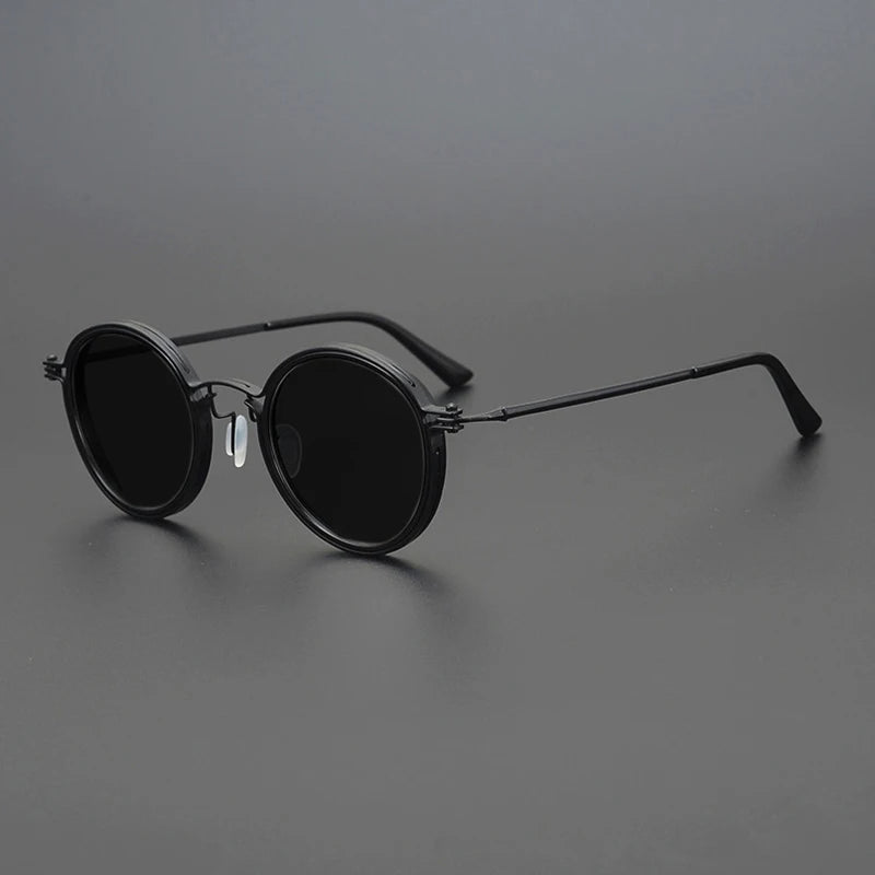 Round Sunglasses UV Protection Outdoor Eyewear Fashionable Shades