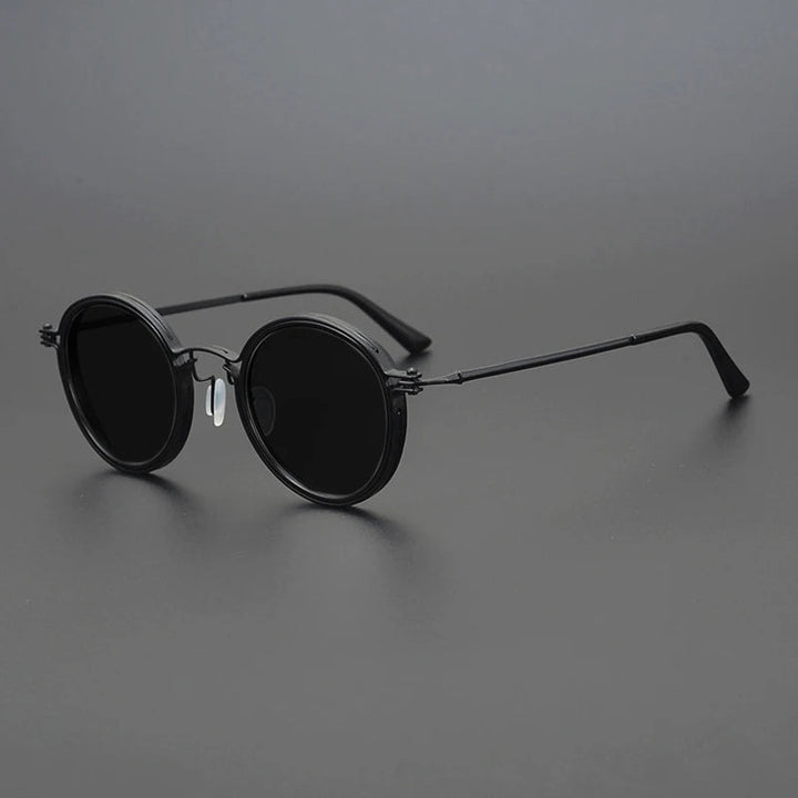 Round Sunglasses UV Protection Outdoor Eyewear Fashionable Shades
