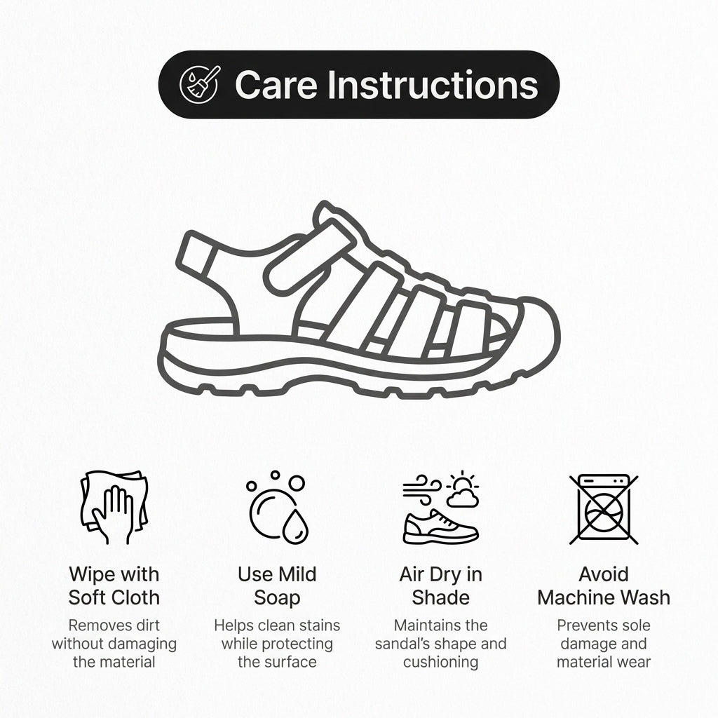 Orthopedic Sandals for Men – Breathable Comfort &amp; Support