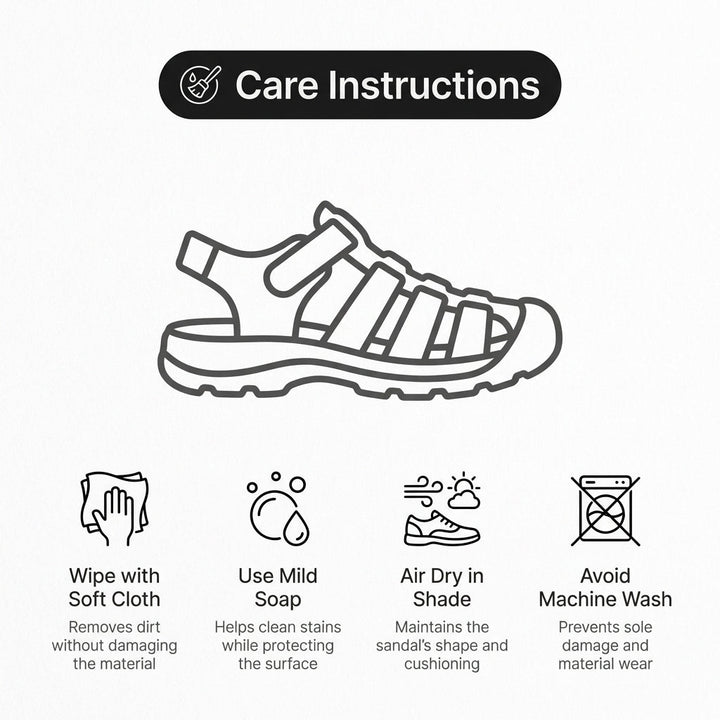 Orthopedic Sandals for Men – Breathable Comfort &amp; Support