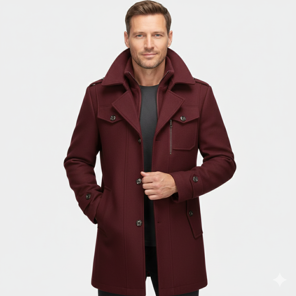 Spraykis | Men’s Wool Blend Coat Jacket