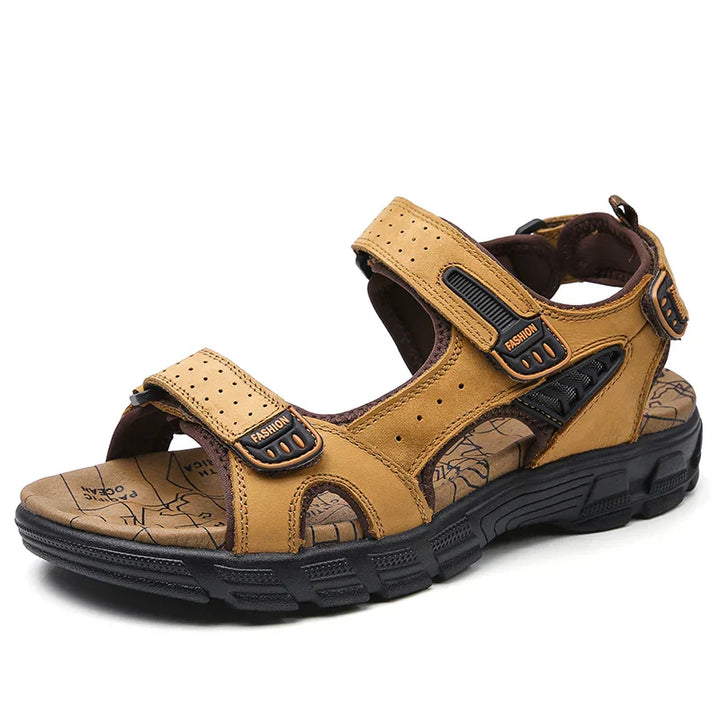 Men’s Outdoor Sport Sandals Adjustable Hook and Loop Comfort Walking Sandals
