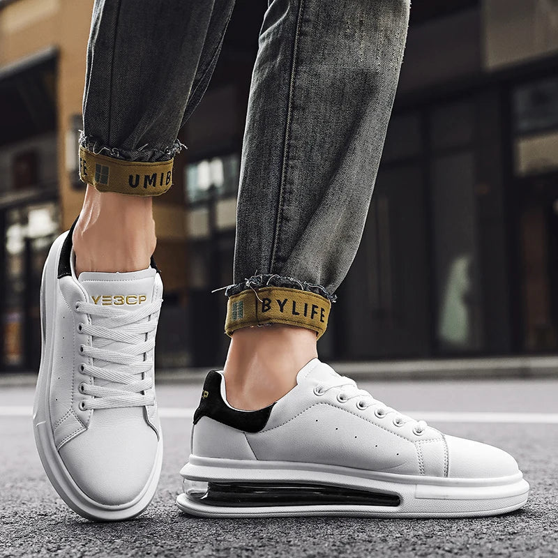 Men’s Air Cushion Sneakers Lightweight Casual Walking Shoes