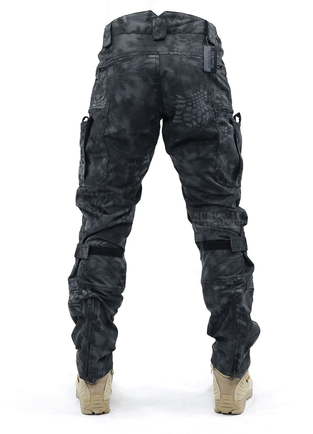 Men’s Tactical Cargo Pants Multi Pocket Combat Outdoor Trousers