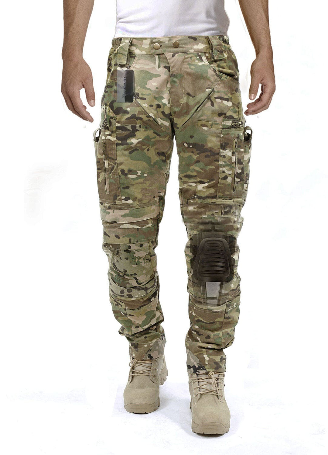 Men’s Tactical Cargo Pants Multi Pocket Combat Outdoor Trousers
