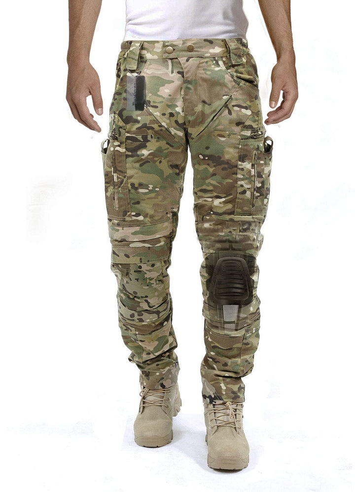 Men’s Tactical Cargo Pants Multi Pocket Combat Outdoor Trousers