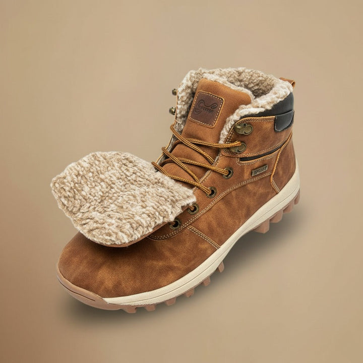 Men’s Winter Waterproof Boots – Plush Warm Snow Boots | Durable Cold-Weather Protection