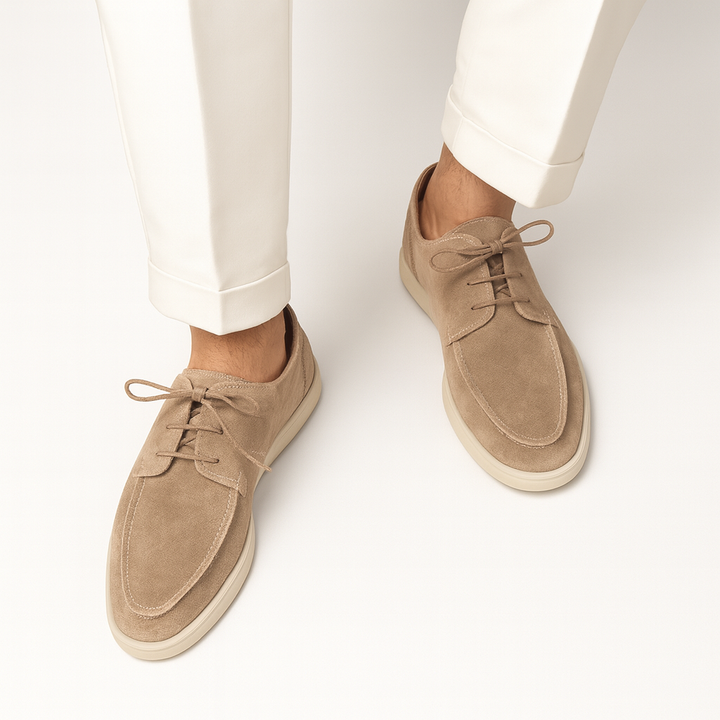 Men’s Casual Lace Up Loafers Everyday Comfortable Walking Shoes