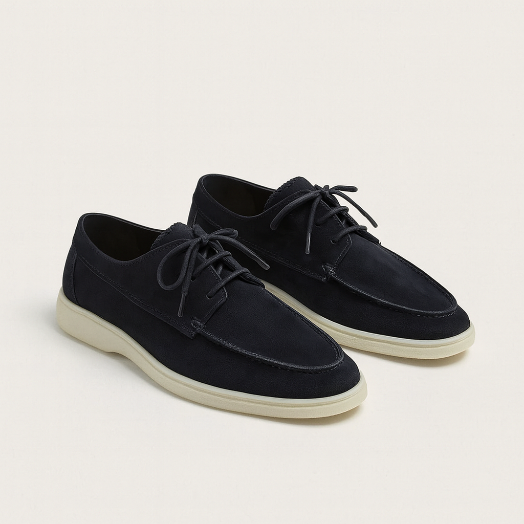 Men’s Casual Lace Up Loafers Everyday Comfortable Walking Shoes