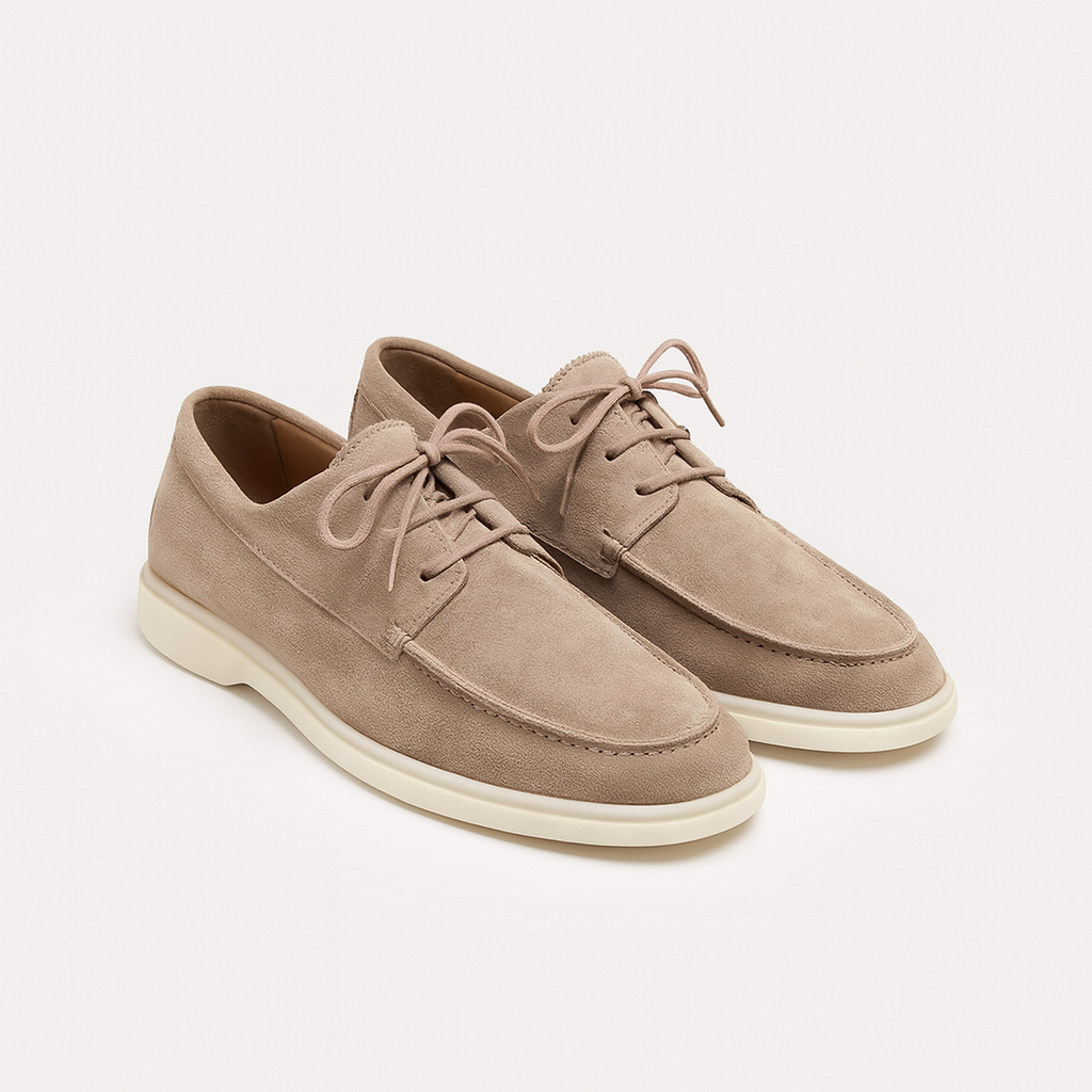 Men’s Casual Lace Up Loafers Everyday Comfortable Walking Shoes