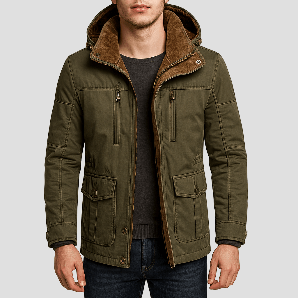 Connor | Hooded Men Winter Parka Jacket