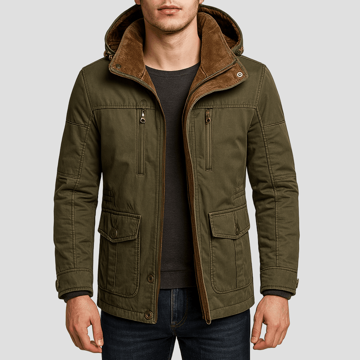 Connor | Hooded Men Winter Parka Jacket