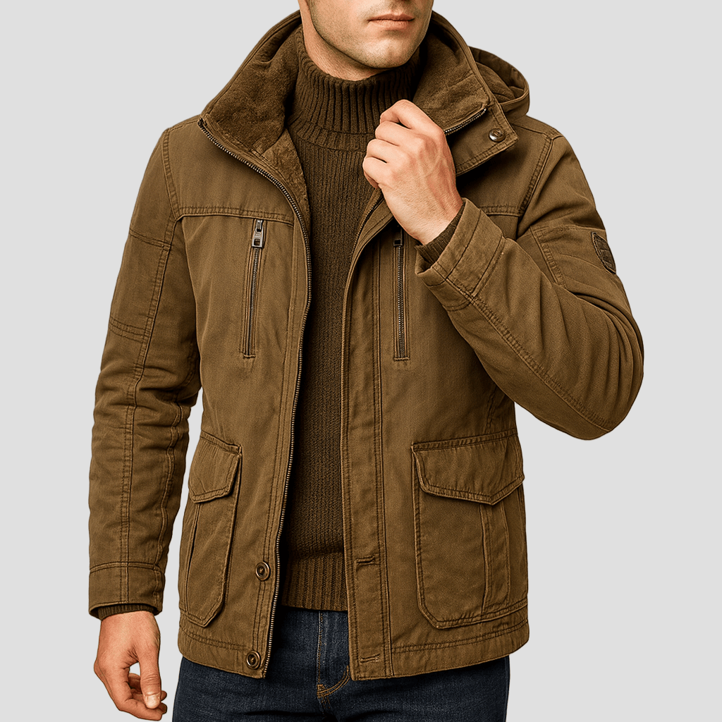 Connor | Hooded Men Winter Parka Jacket