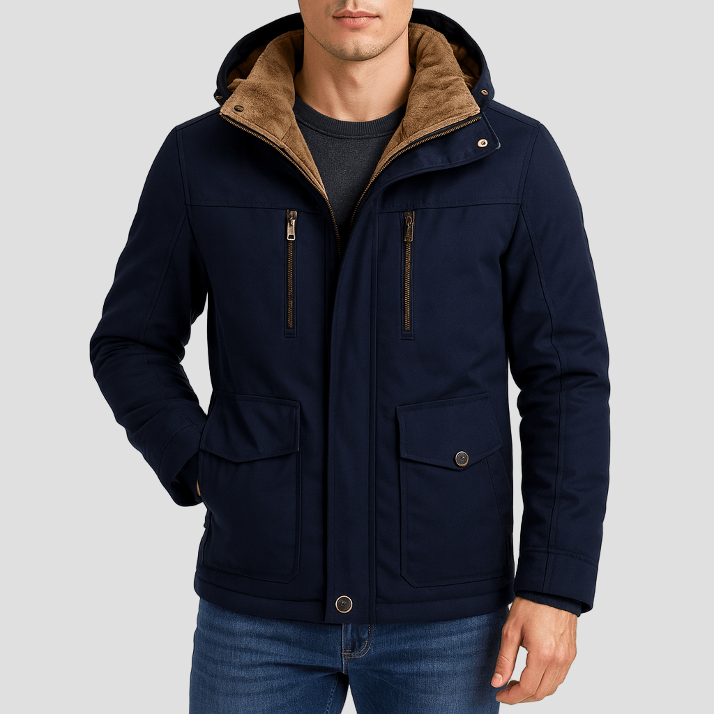 Connor | Hooded Men Winter Parka Jacket