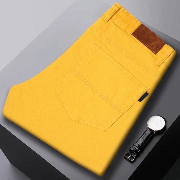 Men’s Casual Pants Straight Fit Office Work Trousers