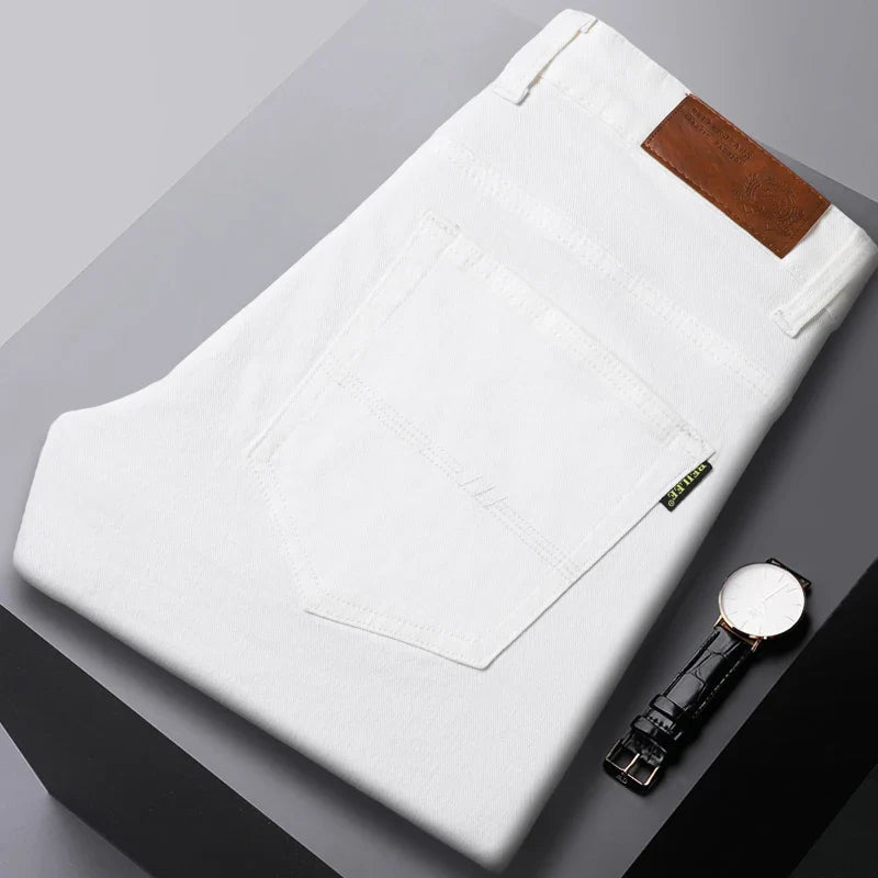 Men’s Casual Pants Straight Fit Office Work Trousers