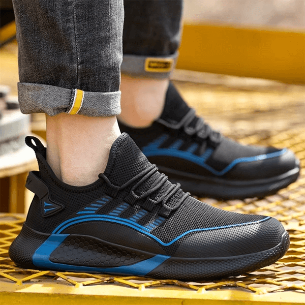 Men’s Safety Work Shoes Steel Toe Lightweight Non Slip Sneakers