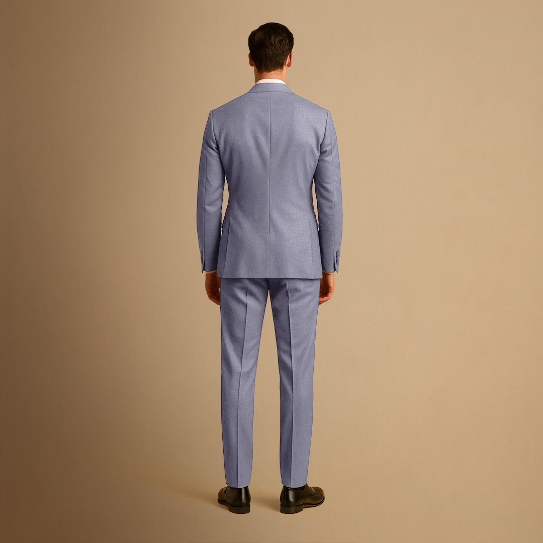Men’s Business Suit Two Piece Formal Blazer and Trousers Set