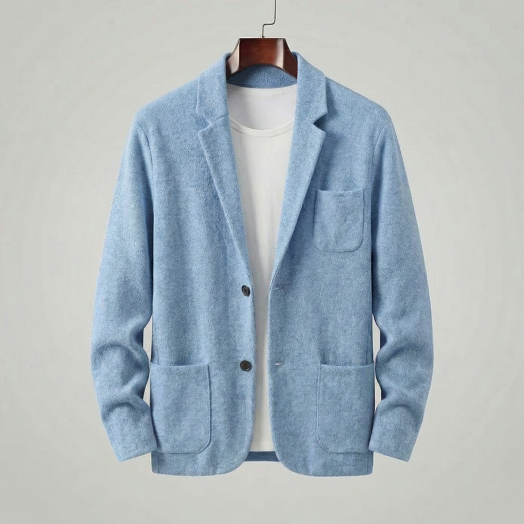 Men’s Casual Blazer Lightweight Single Breasted Smart Casual Suit Jacket