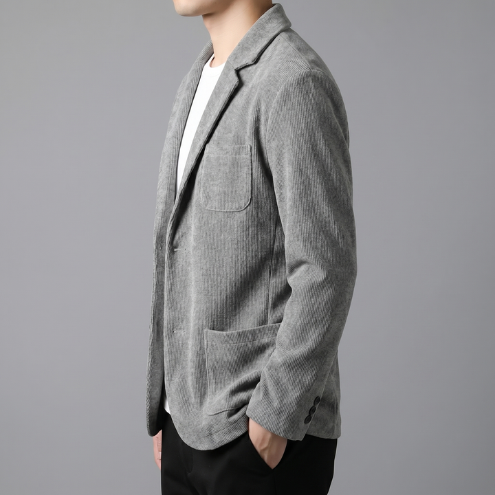 Men’s Casual Blazer Lightweight Single Breasted Smart Casual Suit Jacket