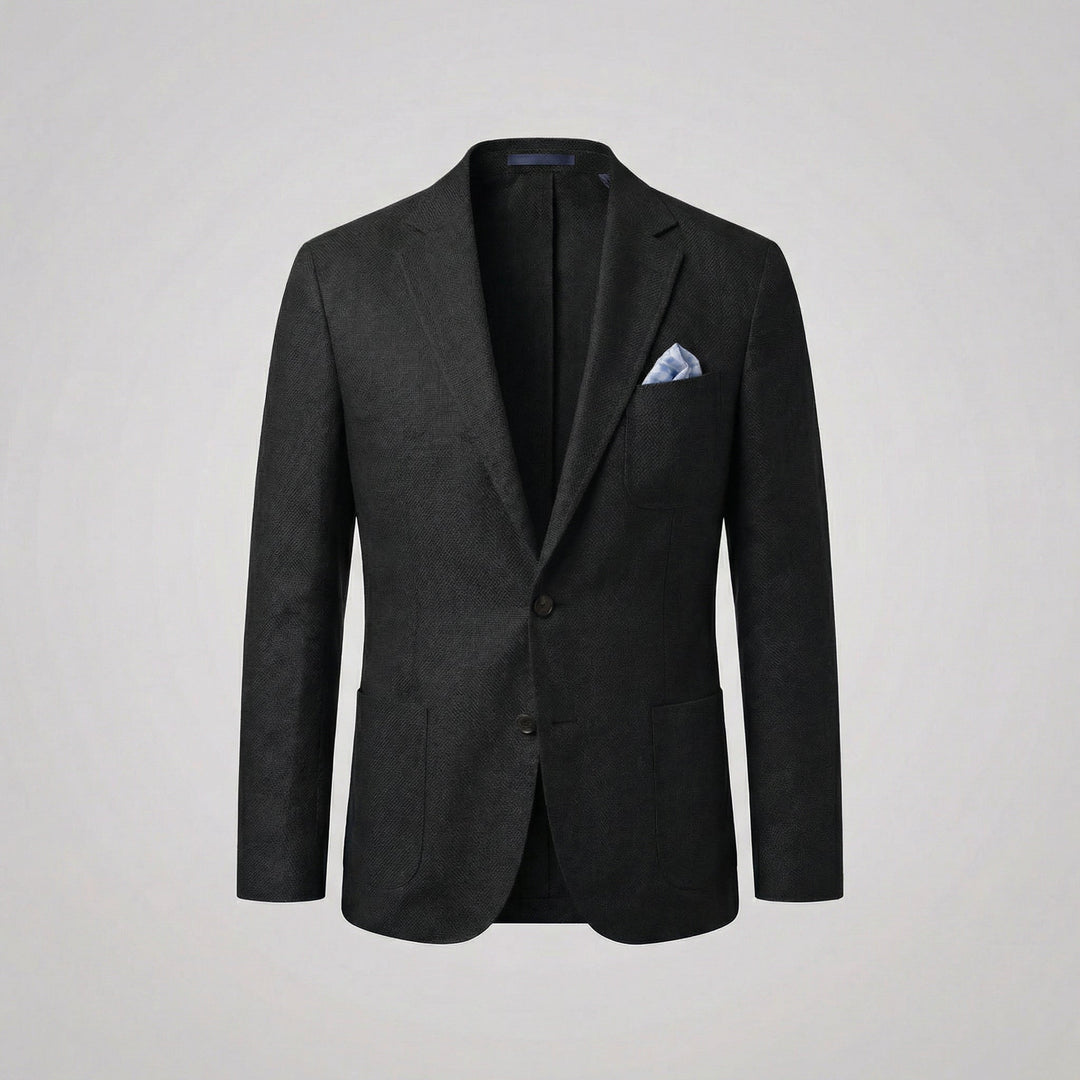 Men’s Casual Blazer Single Breasted Smart Business Suit Jacket for Office
