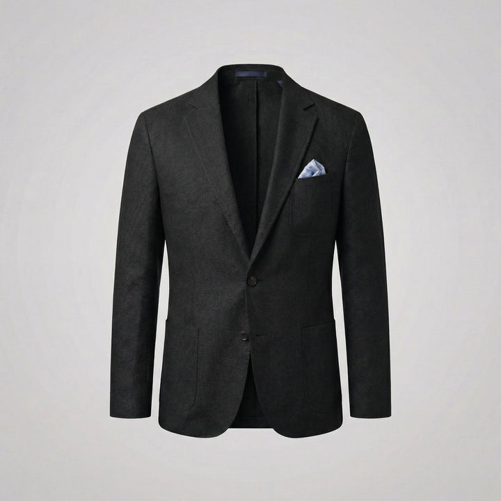 Men’s Casual Blazer Single Breasted Smart Business Suit Jacket for Office