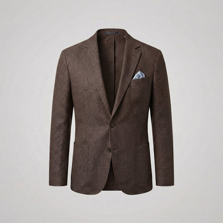 Men’s Casual Blazer Single Breasted Smart Business Suit Jacket for Office