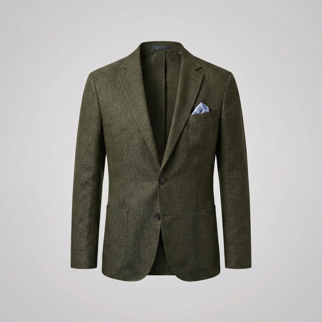 Men’s Casual Blazer Single Breasted Smart Business Suit Jacket for Office