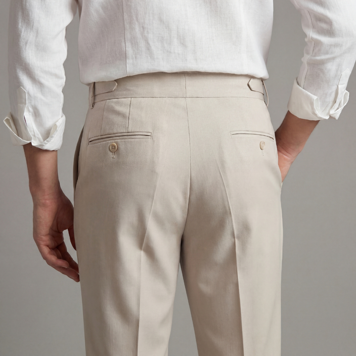 Men’s Dress Pants Straight Leg Business Casual Trousers for Office and Formal Wear