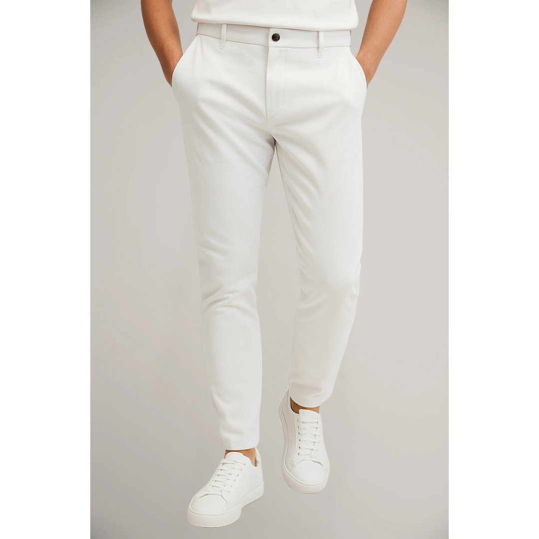 Men’s Slim Fit Dress Pants Casual Work Office Trousers