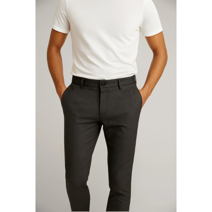 Men’s Slim Fit Dress Pants Casual Work Office Trousers