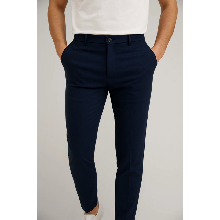 Men’s Slim Fit Dress Pants Casual Work Office Trousers