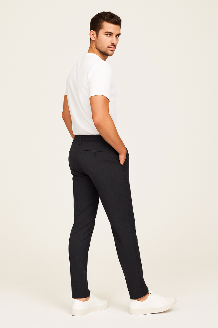 Men’s Slim Fit Dress Pants Casual Work Office Trousers