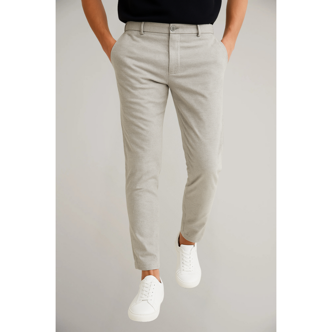 Men’s Slim Fit Dress Pants Casual Work Office Trousers