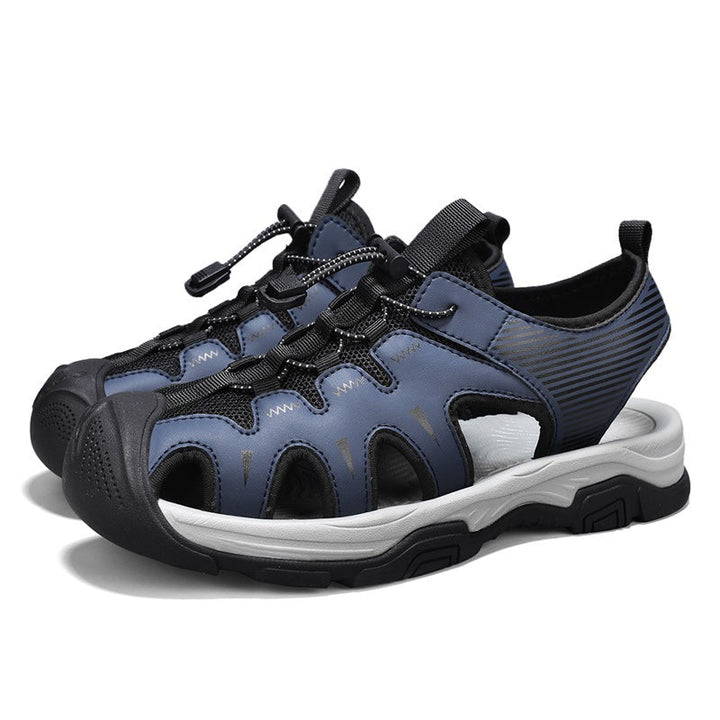 Men’s Closed Toe Hiking Sandals Quick Dry Outdoor Walking Water Shoes