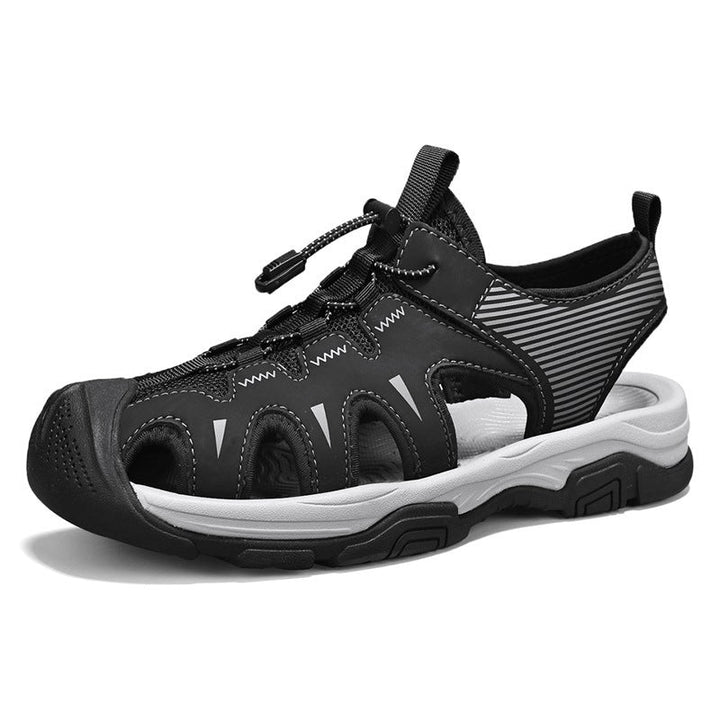 Men’s Closed Toe Hiking Sandals Quick Dry Outdoor Walking Water Shoes