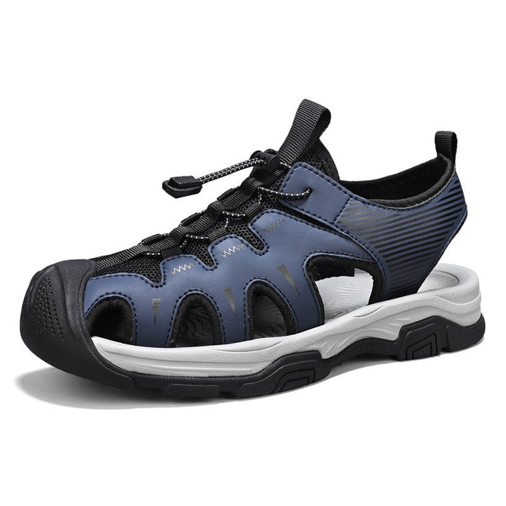 Men’s Closed Toe Hiking Sandals Quick Dry Outdoor Walking Water Shoes