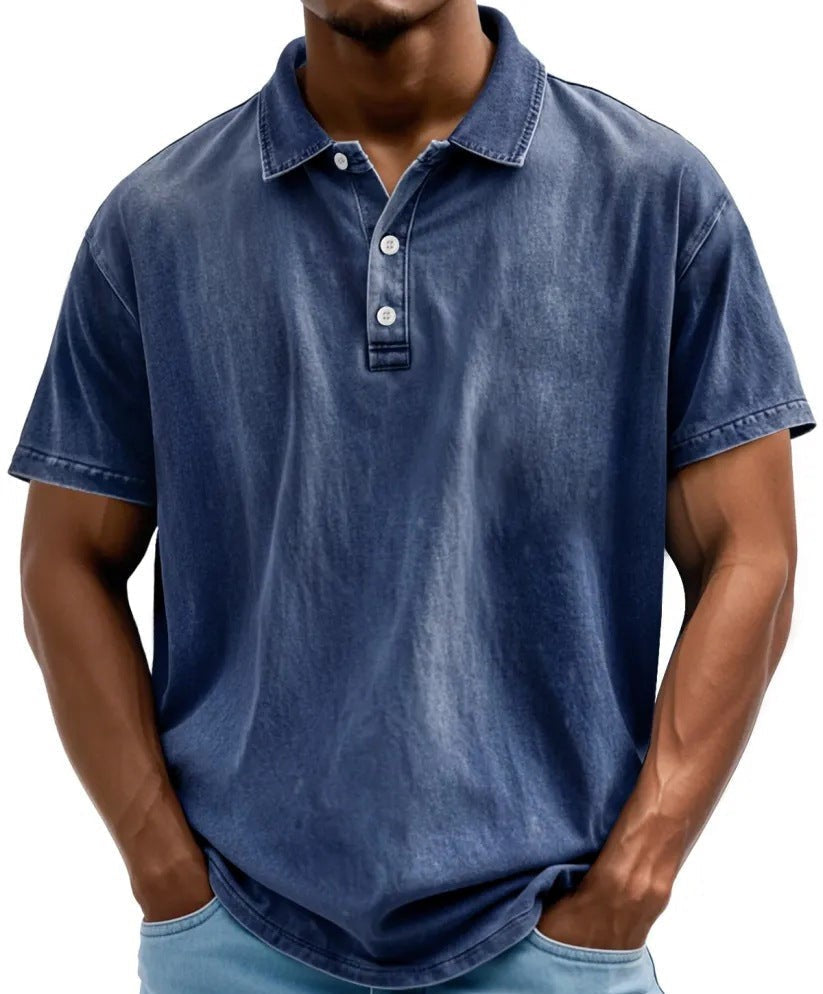 Men’s Polo Shirt Short Sleeve Casual Golf Summer Top
