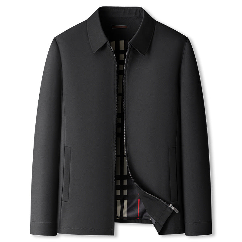 Adolfo Conti Men’s Classic Windbreaker – Lightweight Water-Resistant Jacket