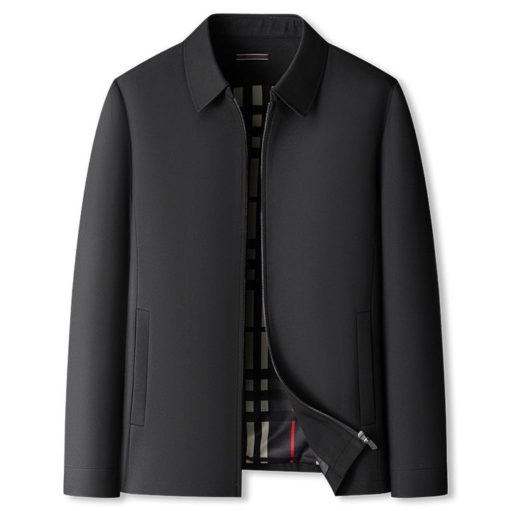 Adolfo Conti Men’s Classic Windbreaker – Lightweight Water-Resistant Jacket