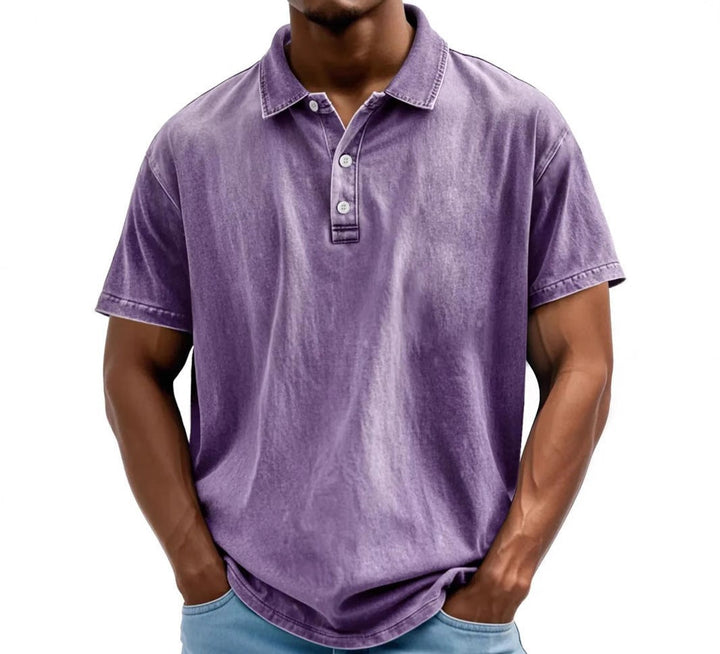 Men’s Polo Shirt Short Sleeve Casual Golf Summer Top