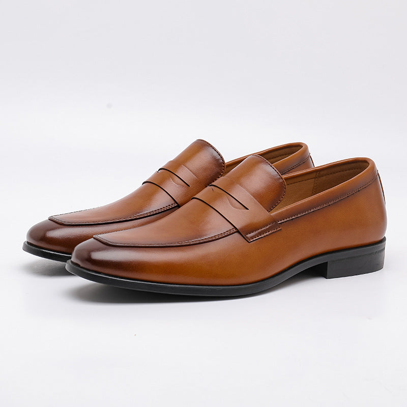 Men’s Penny Loafers Formal Business Dress Shoes Slip On Office Footwear