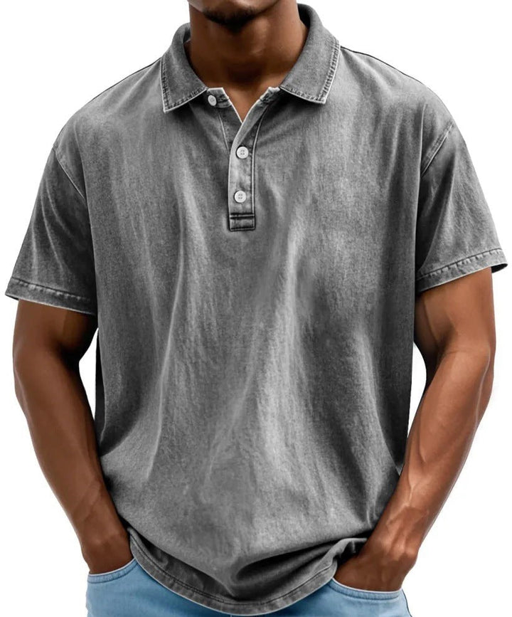 Men’s Polo Shirt Short Sleeve Casual Golf Summer Top
